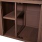 HOMLUX 41.9" Outdoor Extendable Kitchen Island in Brown, , large