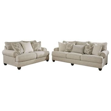 Ashley Asanti 2-Piece Stationary Living Room Set in Fog, , large
