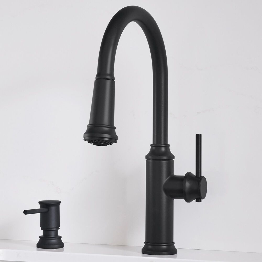 Blanco Empressa Pull-Down Kitchen Faucet 1.5 GPM in Matte Black, , large