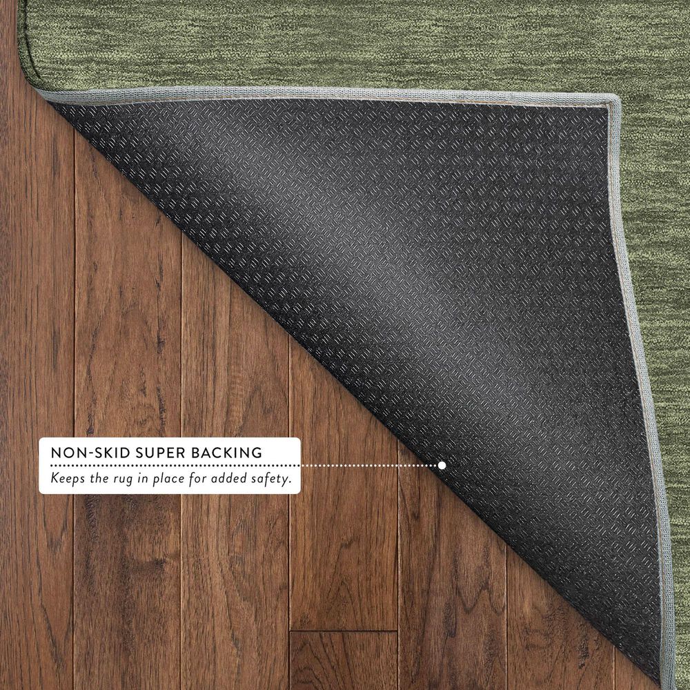 Dalyn Rug Company Soft Essentials Solid Olive 2'6" x 3'10" Area Rug, , large