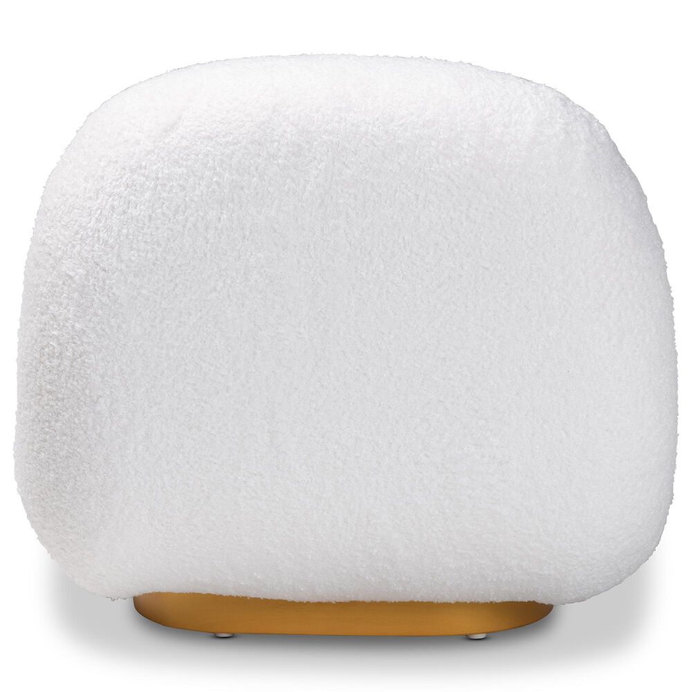 Baxton Studio Paiva Accent Chair in White, , large