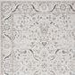 Safavieh Isabella 6"7" Square Light Grey and Cream Area Rug, , large