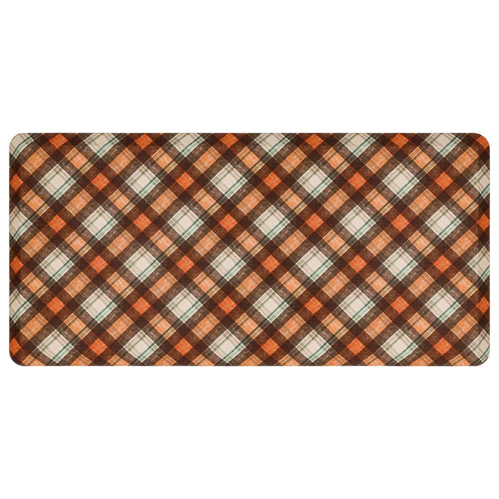 Mohawk Dri-Pro Harvest Chalk Plaid 1"6" x 2"6" Multicolor Door Mat, , large