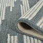 Amer Rugs Chicago 9" x 13" Blue Area Rug, , large