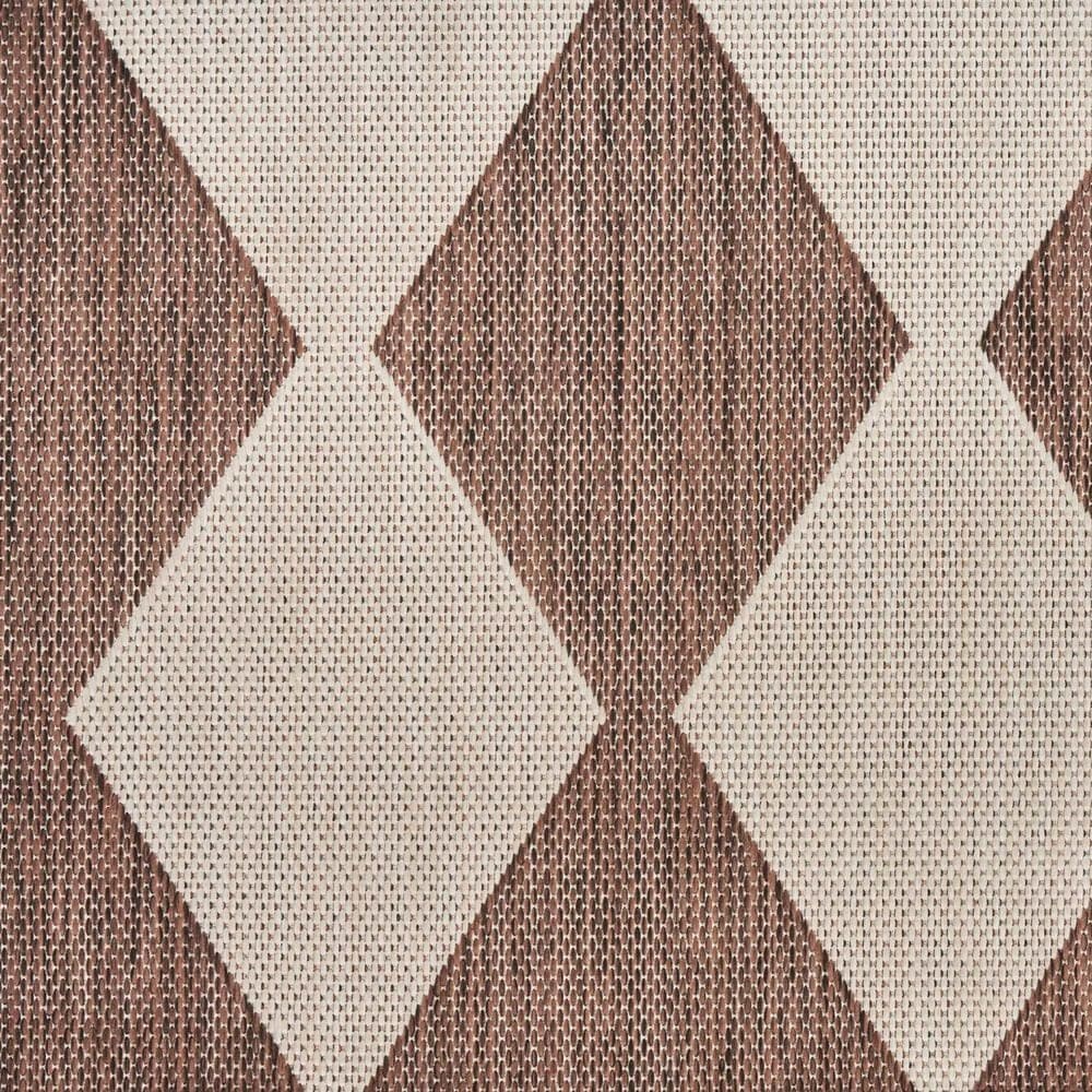 Nourison Positano Geometric Natural 6&#39; x 9&#39; Indoor/Outdoor Area Rug, , large