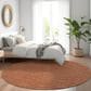 Dalyn Rug Company Laidley 6" Round Paprika Indoor/Outdoor Area Rug, , large
