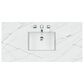 James Martin Vanities Brittany 48" Single Bathroom Vanity in Bright White with 3 cm Ethereal Noctis Quartz Top and Rectangle Sink, , large