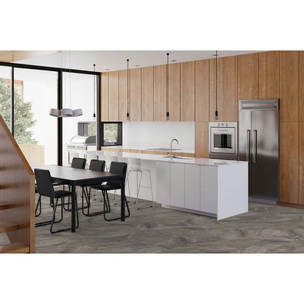 Fuzion SmartDrop Silver Travertine 12" x 24" Luxury Vinyl Tile, , large