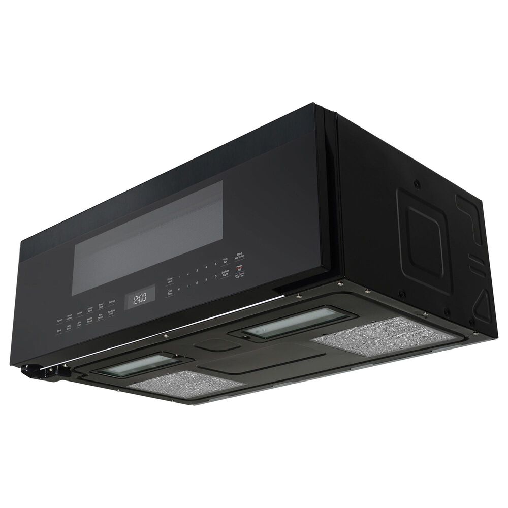 GE Profile 1.2 Cu. Ft. Over-the-Range Low Profile Sensor Microwave Oven in Black, , large