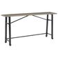 Ashley Lesterton Long Counter Table in Light Brown and Black - Table Only, , large