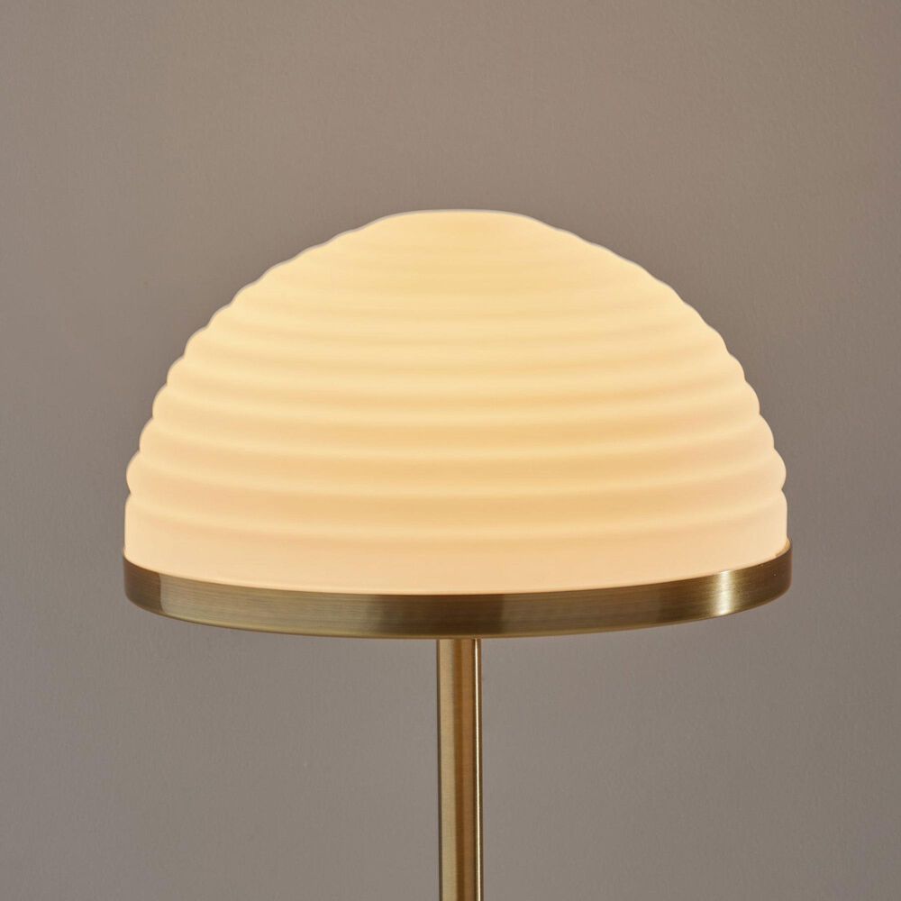 Adesso Juliana LED Table Lamp with Smart Switch in Antique Brass, , large