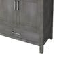Lexora Home Jacques 80" Double Bathroom Vanity in Distressed Grey with 2 cm White Quartz Top and Rectangular Sinks, , large