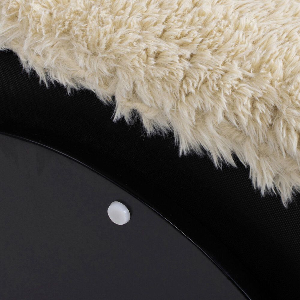 Jennifer Taylor Home Colt Swivel Arm Chair in Cream Beige, , large