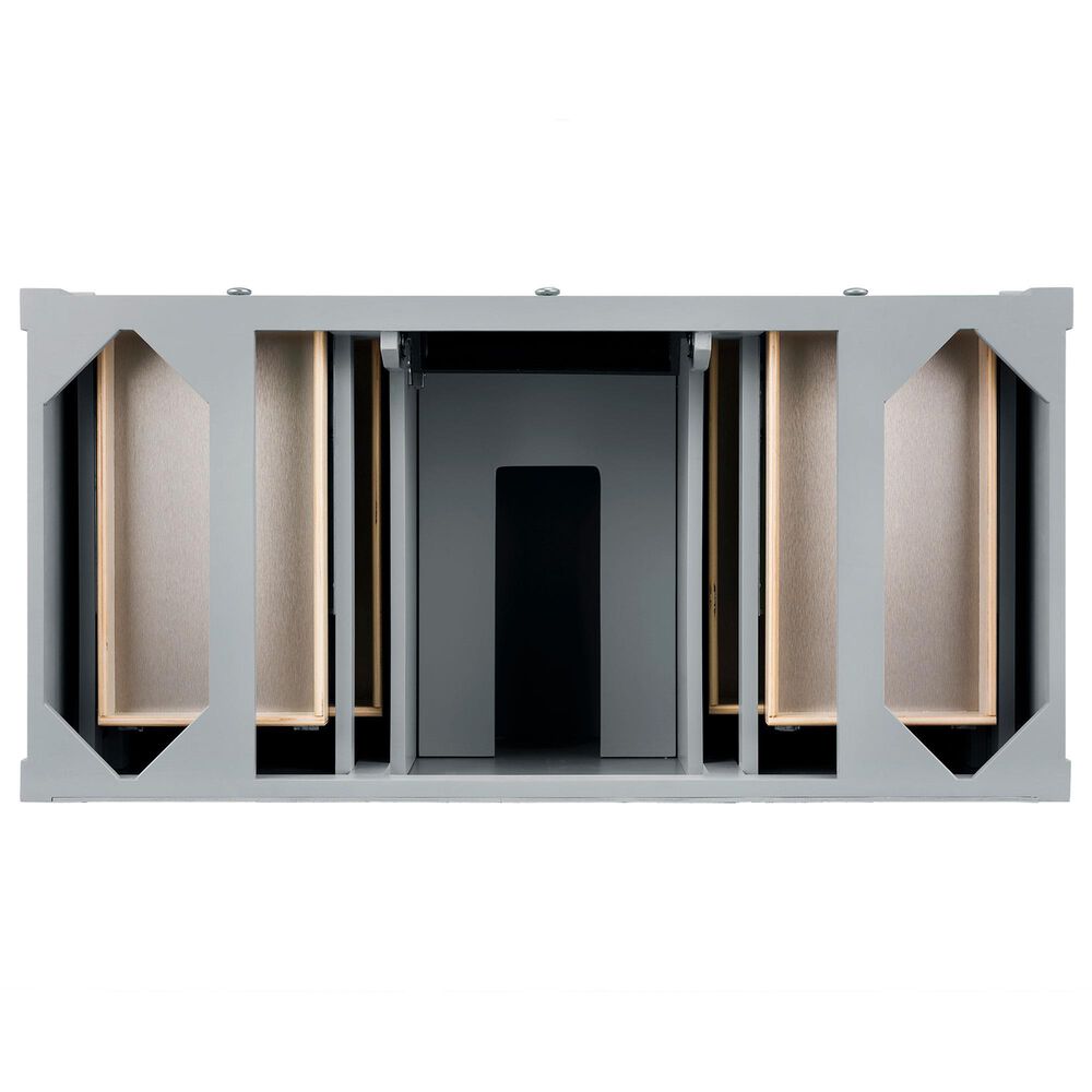 James Martin Vanities Brittany 48&quot; Single Bathroom Vanity in Urban Gray with 3 cm Charcoal Soapstone Quartz Top and Rectangle Sink, , large