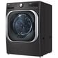 LG 5.2 Cu. Ft. Front Load Washer with Steam and TurboWash in Black Steel, , large