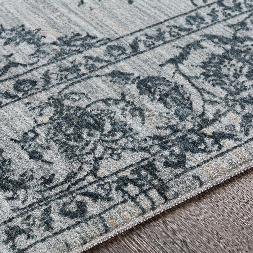 Surya Laila  2&#39;7&quot; x 4&#39; Navy, Teal, Light Gray, Beige, Taupe and Cream Area Rug, , large