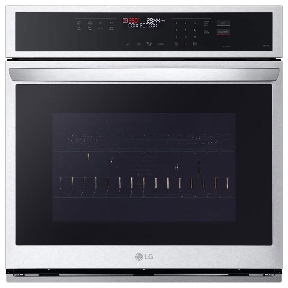 LG 4.7 cu. ft. Smart Single Wall Oven with Fan Convection, Air Fry, PrintProof Stainless Steel, , large