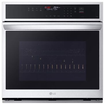 LG 4.7 cu. ft. Smart Single Wall Oven with Fan Convection, Air Fry, PrintProof Stainless Steel, , large