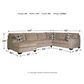 Ashley Ballinasloe 3-Piece Left Facing U-Shaped Sectional in Platinum, , large