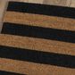 Momeni Erin Gates Park PAR-2 1"6" x 2"6" Black Door Mat, , large