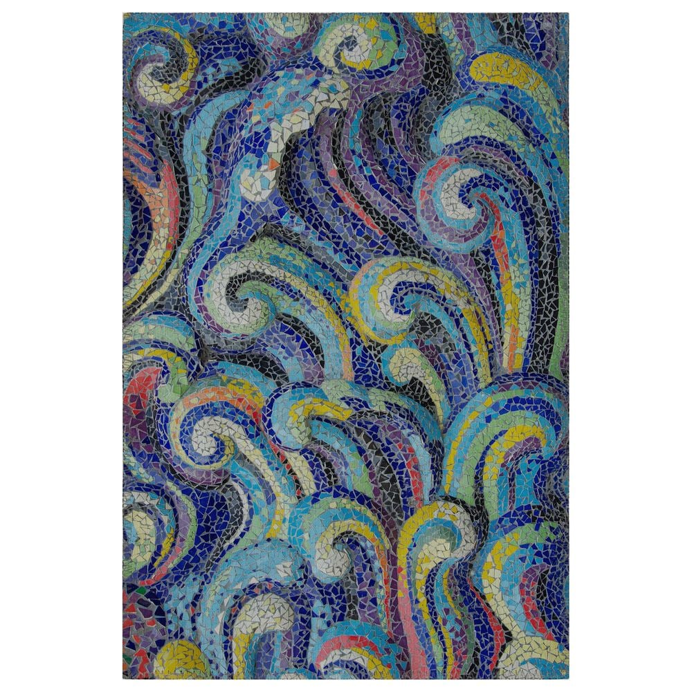 Dalyn Rug Company Seabreeze Abstract 1"8" x 2"6" Indigo Area Rug, , large