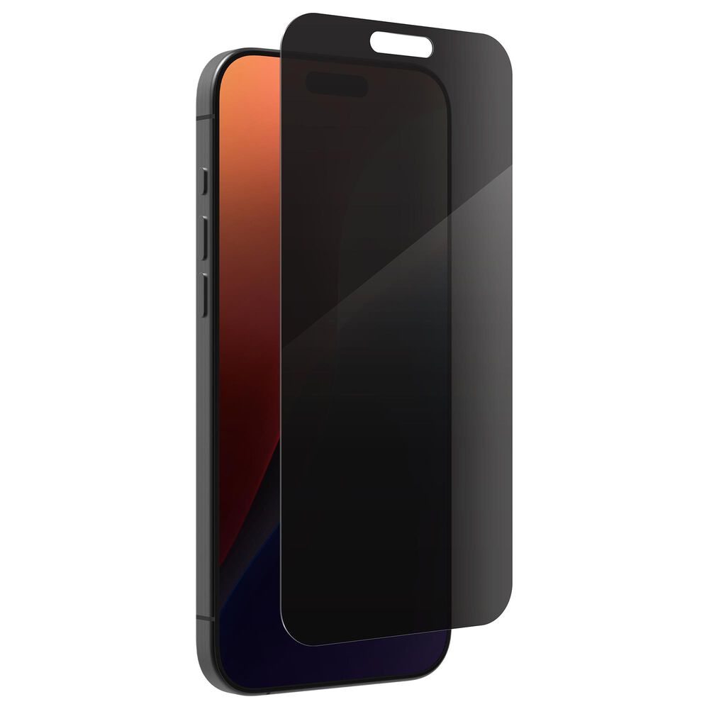 Zagg Invisible Shield Glass Elite Privacy Screen Protector for Apple iPhone 16 Pro Max in Clear, , large