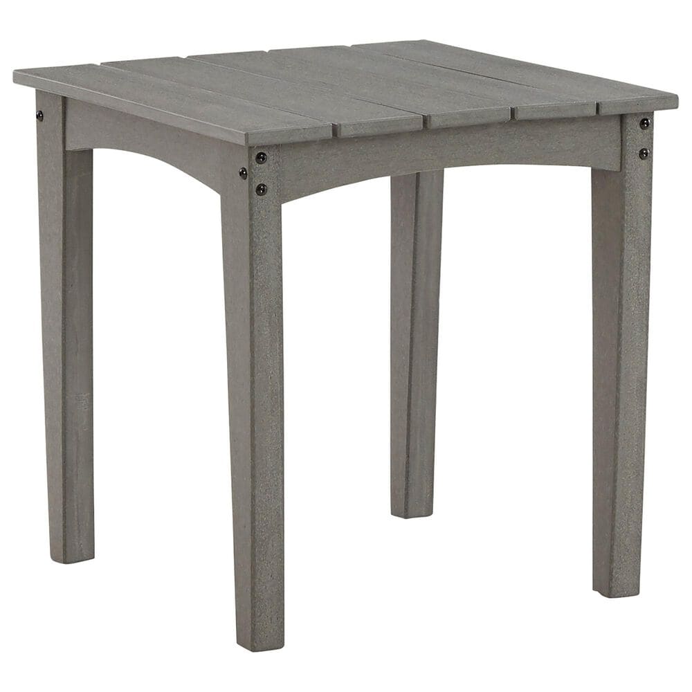 Ashley Visola Square End Table in Gray, , large