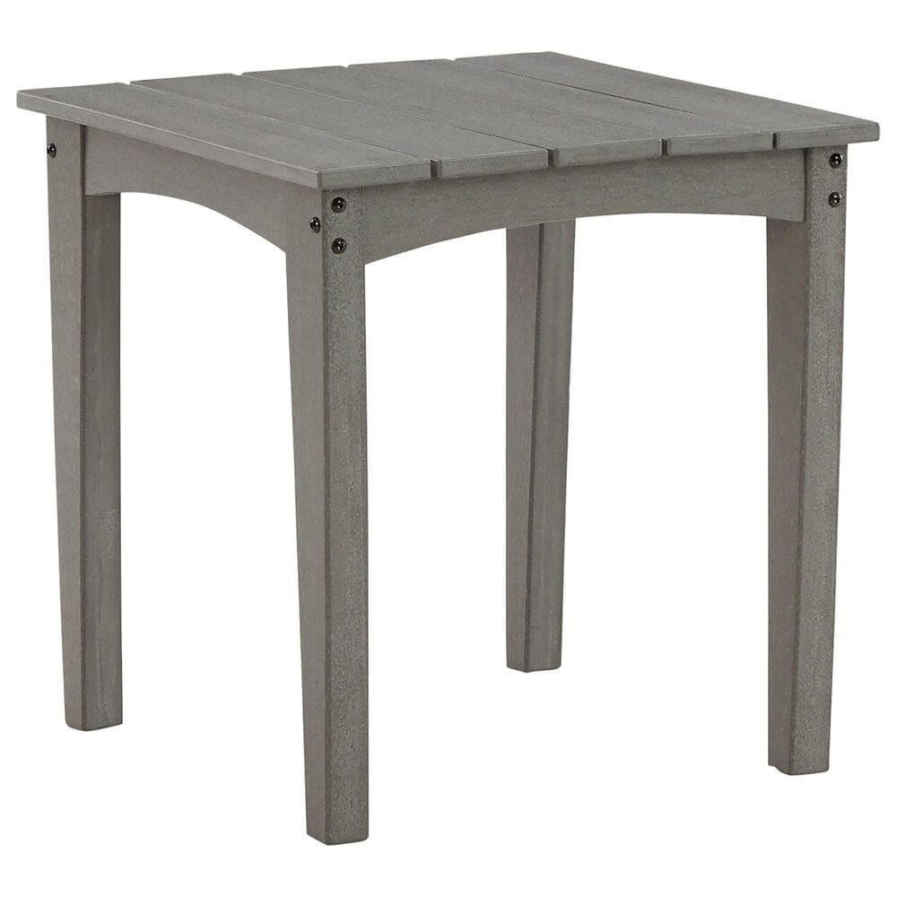 Signature Design by Ashley Visola Square End Table in Gray, , large