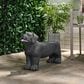 Hearth and Haven Outdoor MGO Dog Bench in Matte Black, , large