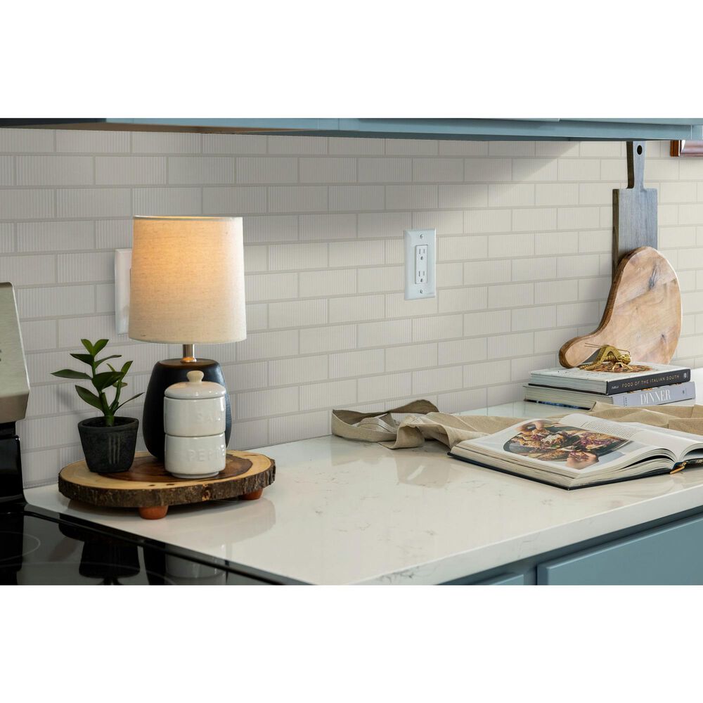 Shaw Embrace Mellow 2" x 8" Glass Subway Tile, , large