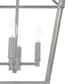 Hunter Laurel Ridge 15" 4-Light Lantern Pendant in Brushed Nickel, , large