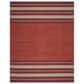 Safavieh Montauk 8" x 10" Red and Ivory Area Rug, , large