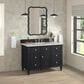 James Martin Vanities Lorelai 48" Single Vanity in Black Onyx with 3 cm White Zeus Quartz Top, , large