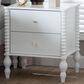 Baxton Studio Callison 2-Drawer Nightstand in White, , large