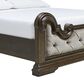 Millenium Queen Upholstered Bed in Dark Brown, , large