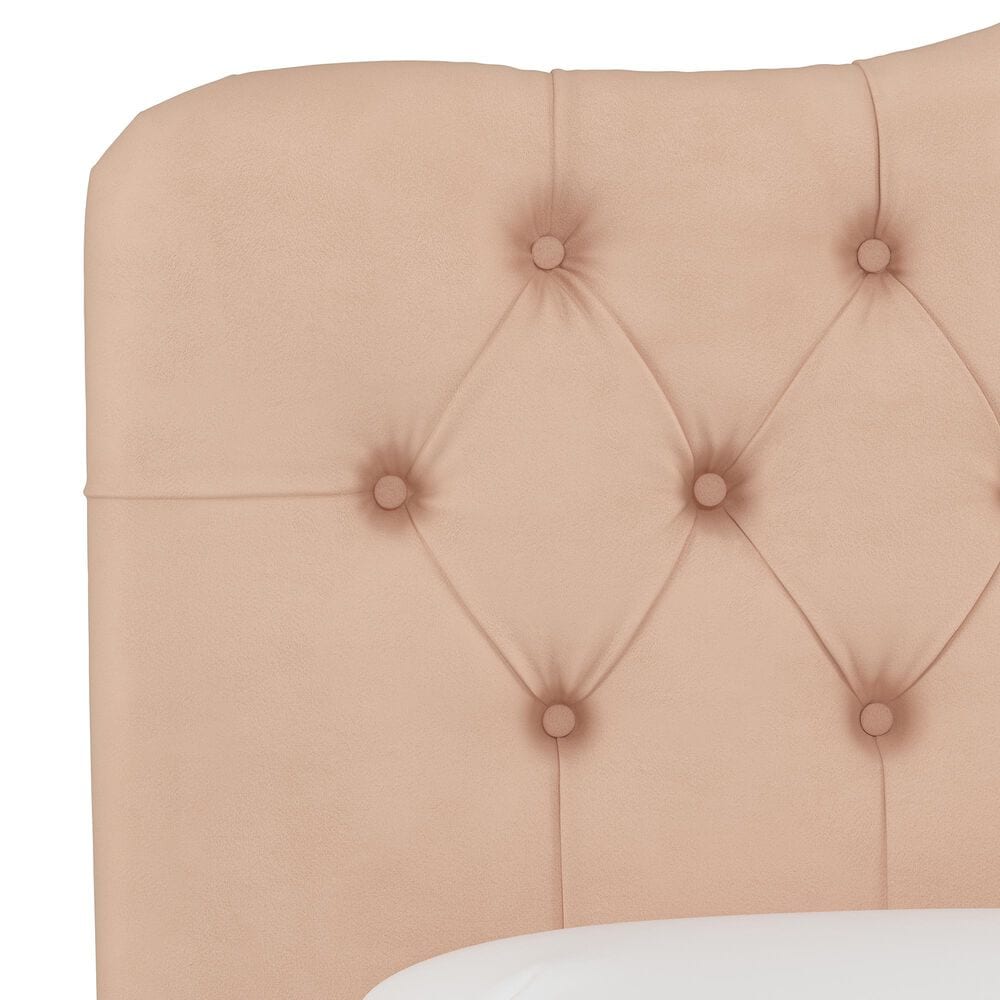 Skyline Furniture Queen Headboard in Velvet Soft Pink, , large