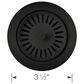 Blanco Metal Waste Flange in Coal Black, , large