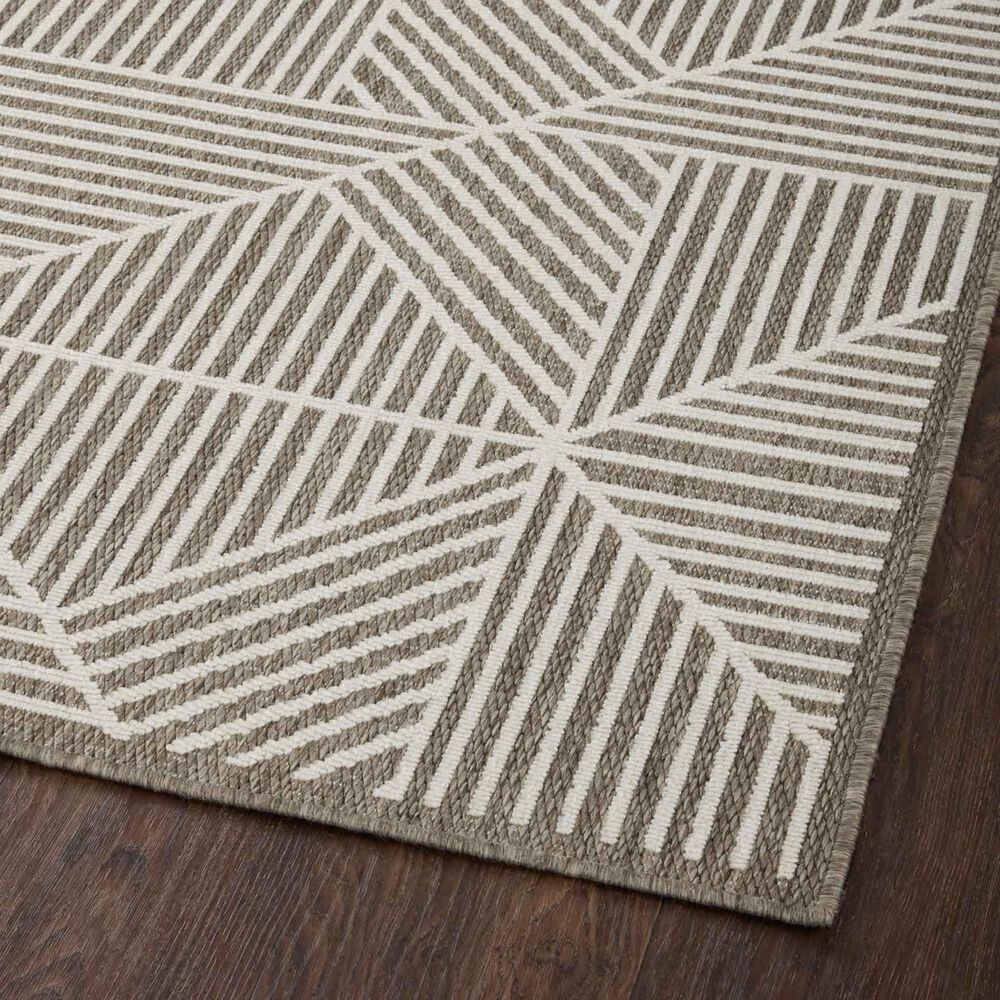 Loloi II Rainier RAI-03 9&#39;2&quot; x 12&#39;2&quot; Natural and Ivory Indoor/Outdoor Area Performance Rug, , large
