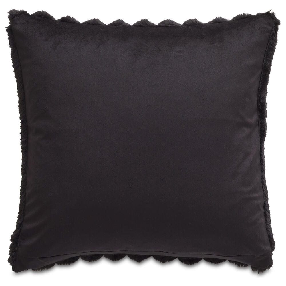 Vista Haus Parker 20&quot; x 20&quot; Square Throw Pillow in Onyx, , large