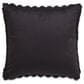 Vista Haus Parker 20" x 20" Square Throw Pillow in Onyx, , large