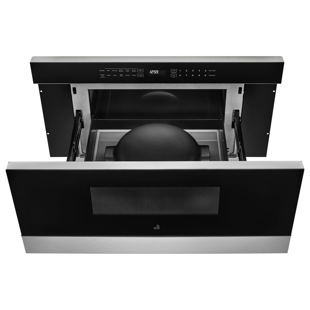 JennAir NOIR 24" Undercounter Microwave Oven with Drawer Design in Floating Glass Black, , large