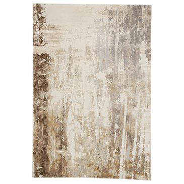 Feizy Rugs Parker 12" x 15" Gray and Beige Area Rug, , large