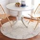 Safavieh Micro-Loop Damask 5" Round Charcoal and Ivory Area Rug, , large