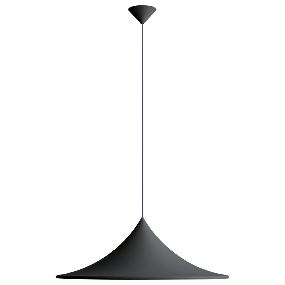 Golden Lighting Vistara 27.5" 1-Light Pendant in Sand Black, , large