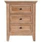 Hawthorne Furniture San Mateo 3-Drawer Nightstand in Wheat, , large