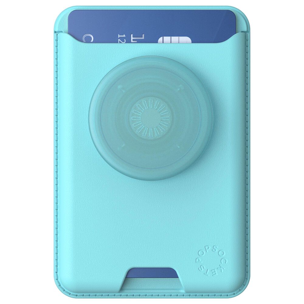 PopSockets PopWallet Plus for Magsafe in Butterfly Pea Blue, , large