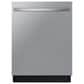 Samsung Bespoke 2-Piece Kitchen Package with 30 Cu. Ft. 3-Door French Door Refrigerator and Dishwasher in Stainless Steel, , large