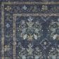 Rifle Paper Co. x Loloi Courtyard 7"6" x 9"6" Seville Navy Area Rug, , large