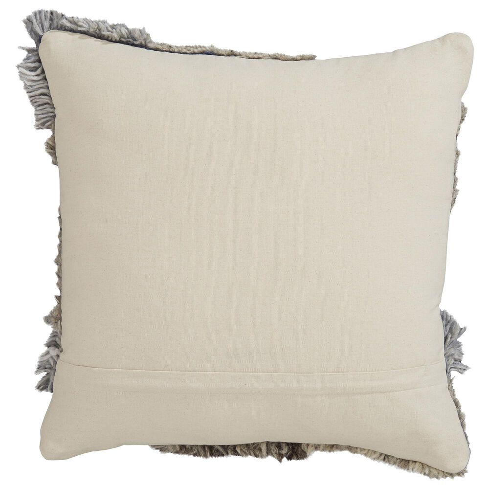 Ashley Gibbend 20&quot; x 20&quot; Throw Pillow in Blue, Gray and White, , large