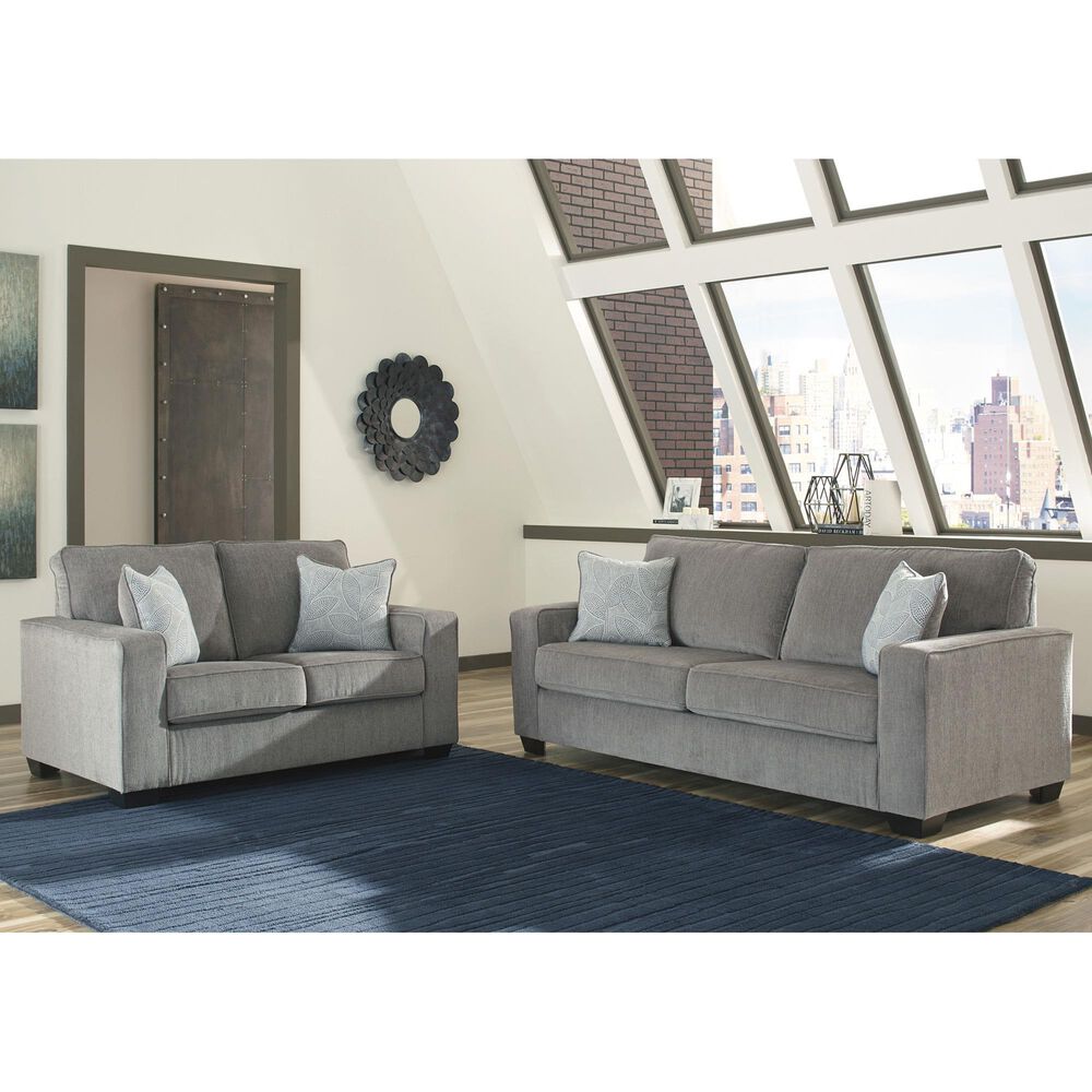 ASHLEY Altari, Sharstorm and Norbert 7-Piece Living Room Set in Alloy, , large